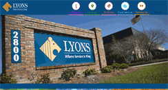 Desktop Screenshot of lyons-aav.com