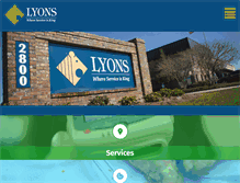 Tablet Screenshot of lyons-aav.com